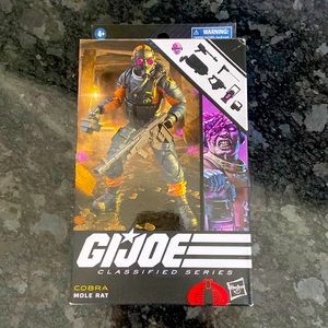 Cobra mole rat 6.3 inches tall